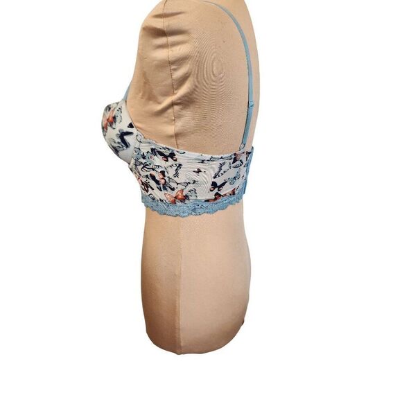 Adore Me Blue Butterflies 32A Bustier - Picture 2 of 6